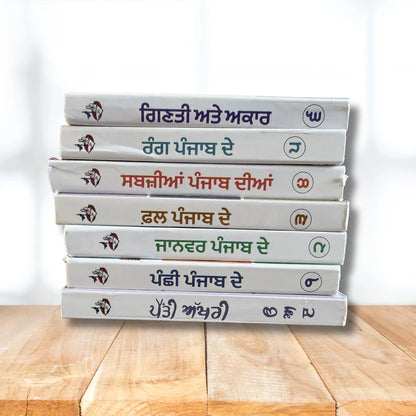 My First Punjabi Card Books Set for Children (10 books) in one set